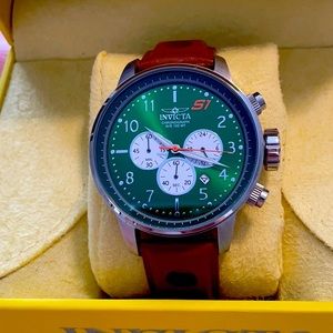 Rare S1 Rally Chrono. Green Dial Men's 23108